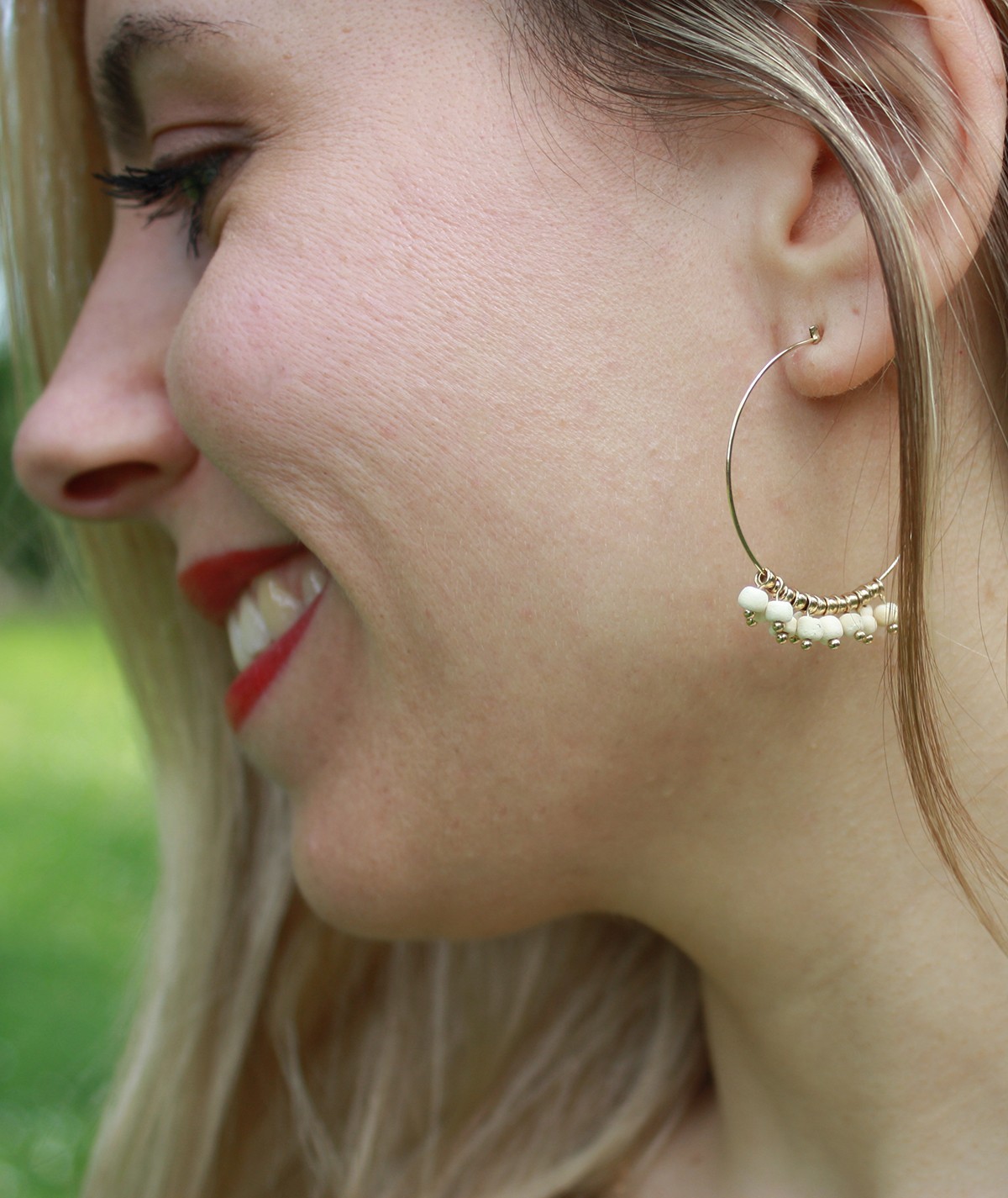 Boucles d'oreilles Perles